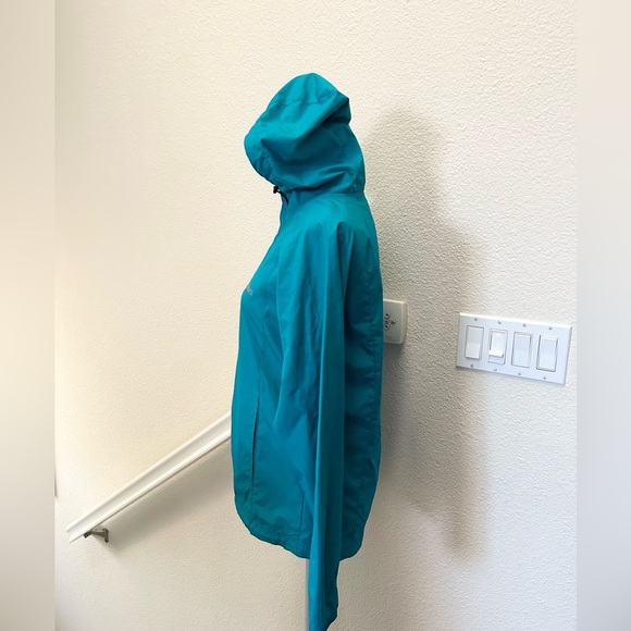 ASICS PACKABLE JACKET WOMEN'S W. WATER WIND RESISTANT SIZE S REFLECTIVE blue - Picture 3 of 14